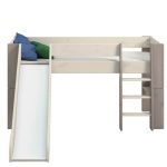 4KIDS Mid-Sleeper Κρεβάτι με Τσουλήθρα - Image 11