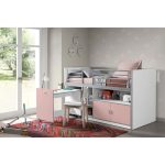 Bonny Mid-Sleeper Κρεβάτι με Γραφείο & Ντουλάπι - Vipack - Image 9