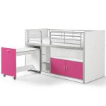 Bonny Mid-Sleeper Κρεβάτι με Γραφείο & Ντουλάπι - Vipack - Image 10