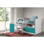 Bonny Mid-Sleeper Κρεβάτι με Γραφείο & Ντουλάπι - Vipack - Image 13