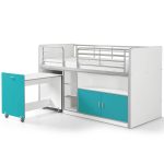 Bonny Mid-Sleeper Κρεβάτι με Γραφείο & Ντουλάπι - Vipack - Image 12