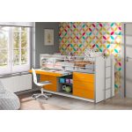 Bonny 95 Mid-Sleeper με Μεγάλο Γραφείο - Vipack - Image 6