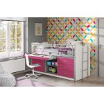 Bonny 95 Mid-Sleeper με Μεγάλο Γραφείο - Vipack - Image 12