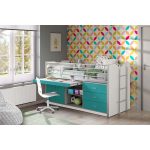 Bonny 95 Mid-Sleeper με Μεγάλο Γραφείο - Vipack