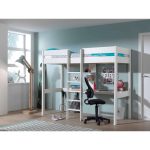 Pino High-Sleeper Κρεβάτι με Γραφείο - Image 9