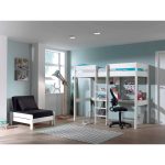 Pino High-Sleeper Κρεβάτι με Γραφείο - Image 8