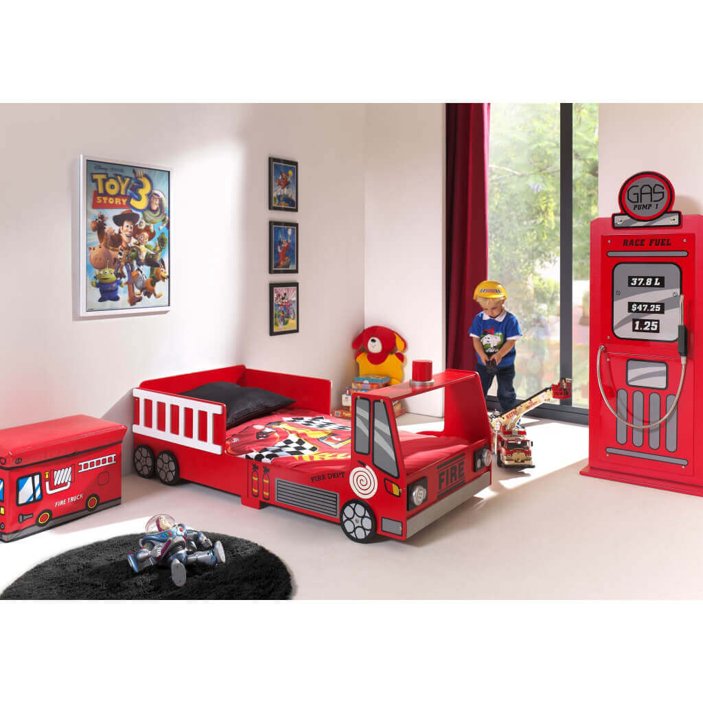 SCTDFT-KIDS-01 Πυροσβεστικό Car Toddler Κρεβάτι - Image 1