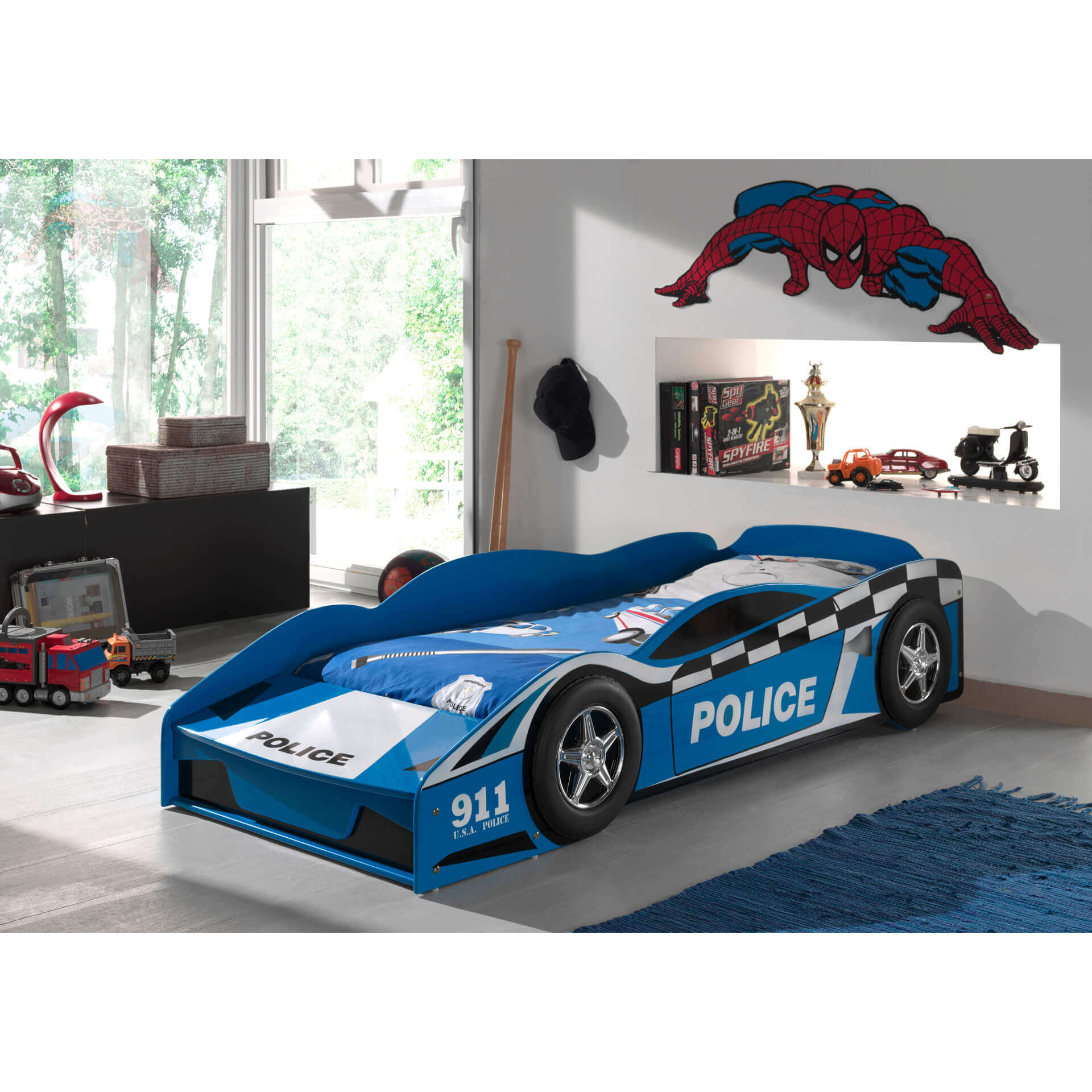 SCTDPOL Police Car Toddler Κρεβάτι - Image 1