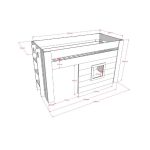 Noah Mid-Sleeper Housebed - Image 3