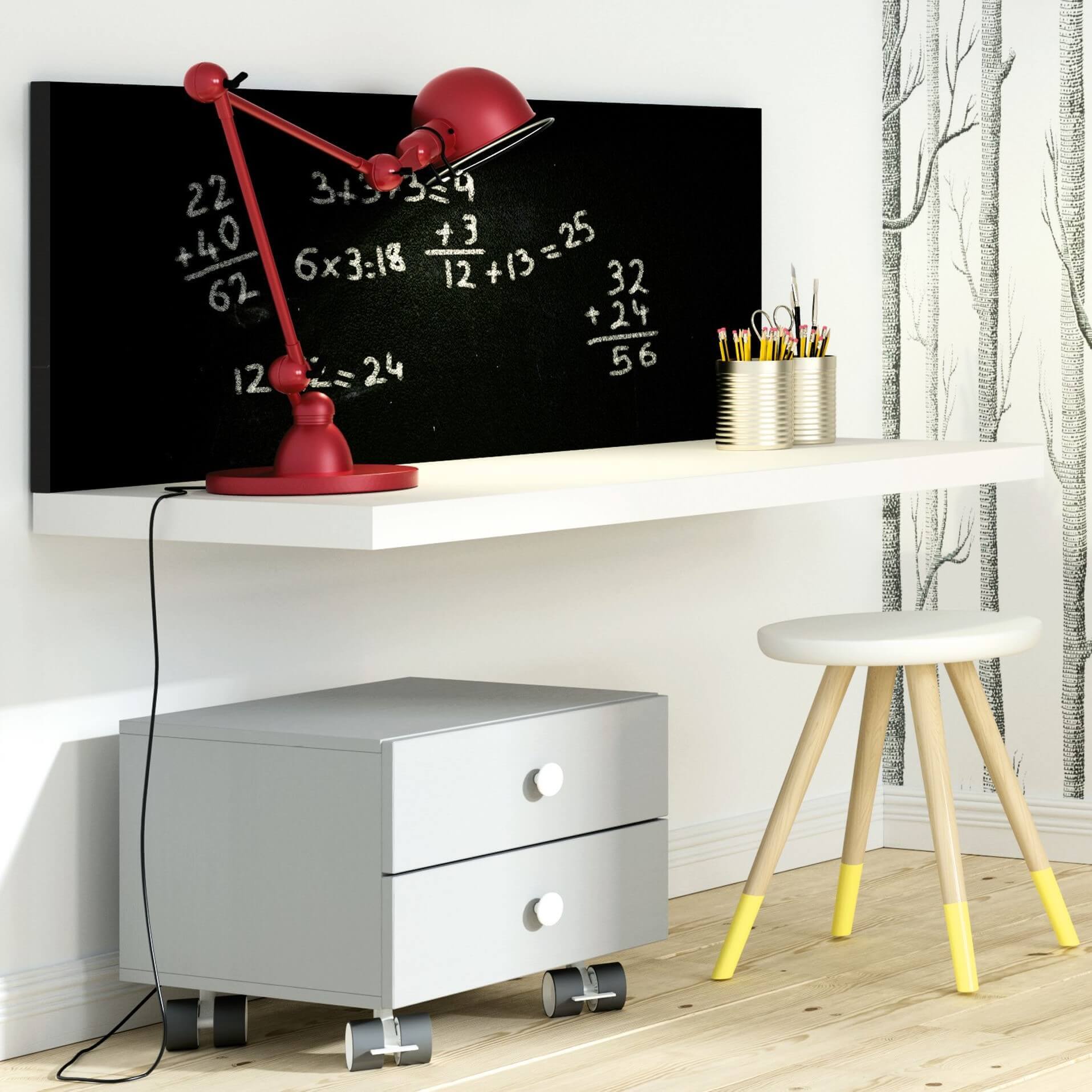 BLACKBOARD_LAGRAMA Γραφείο Wall Board με Μαυροπίνακα Lagrama - Image 1