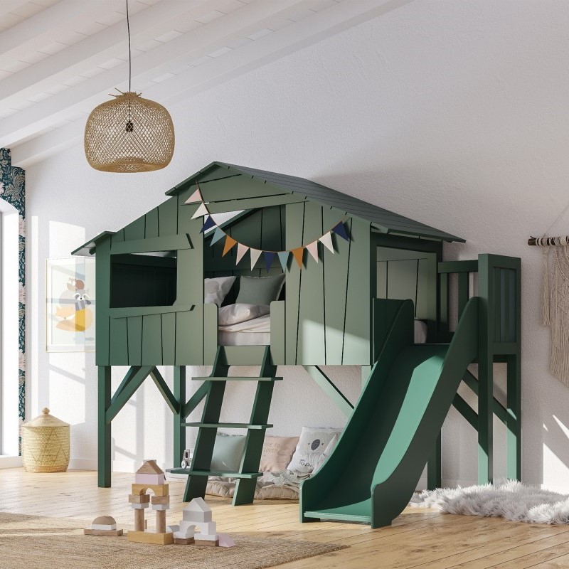 mathy-by-bols-cabane-jpg Treehouse Κρεβάτι με Πύργο Τσουλήθρα - Mathy by Bols - Image 1
