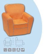 Art Πολυθρονάκι - LoveKids Sofa - Green Strom - Image 5