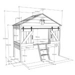Barnie Mid-Sleeper Κρεβάτι Σπιτάκι - Image 3