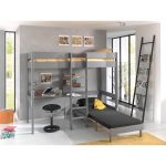 Pino High-Sleeper Κρεβάτι με Γραφείο - Image 5