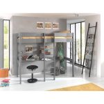Pino High-Sleeper Κρεβάτι με Γραφείο - Image 7