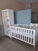 Σετ βρεφική κούνια Mini συρτάριερα με αλλαξιέρα και βιβλιοθήκη - Image 3