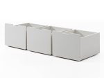Σετ κουτιά αποθήκευσης για κρεβάτι Pino Low Mid Sleeper