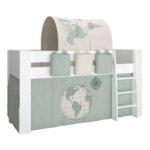 4KIDS Mid-Sleeper Κρεβάτι με Τσουλήθρα - Image 3