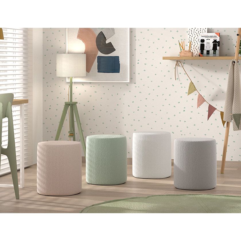 white-MOON-POUF-FUN Moon Κομοδίνο - Πουφ - Image 1