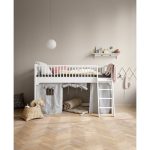 Seaside Classic Mid-sleeper Μονό κρεβάτι με προστατευτικό κάγκελο
