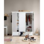 Seaside Storage τρίφυλλη Ντουλάπα με τρία συρτάρια