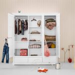 Seaside Storage τρίφυλλη Ντουλάπα με τρία συρτάρια - Image 2