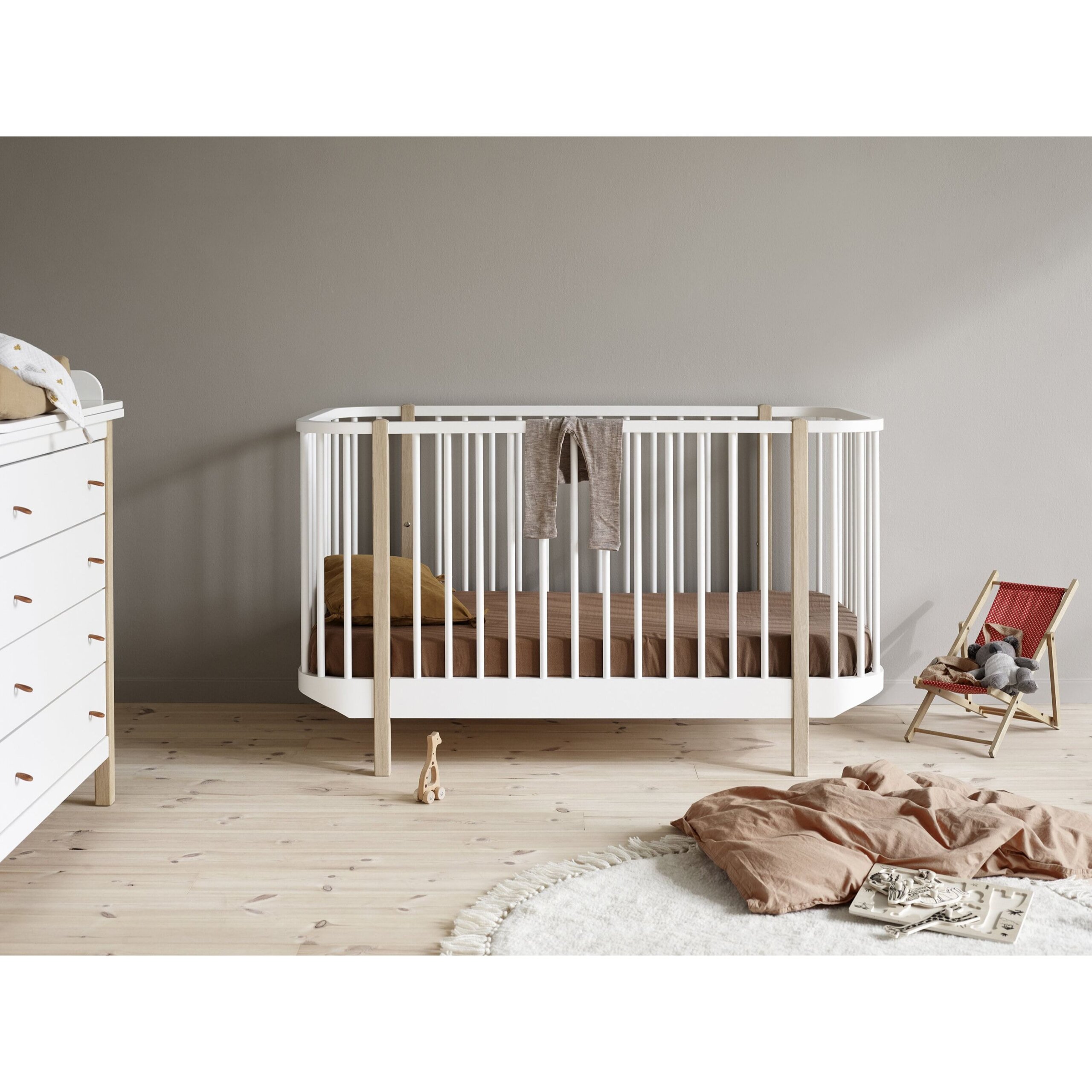 white-Wood_cot_041424_041314 Wood Cot Βρεφική κούνια - Image 1