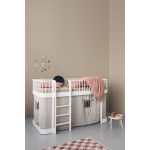 Wood Original Mid-sleeper Παιδικό Μονό Κρεβάτι