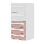 Tallboy Συρταριέρα με πέντε συρτάρια - Image 2