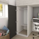 Μονό High Sleeper κρεβάτι με γραφείο και ντουλάπα - Image 27