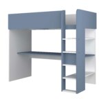 High Sleeper κρεβάτι με γραφείο και αποθηκευτικό χώρο - Image 14