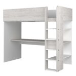 High Sleeper κρεβάτι με γραφείο και αποθηκευτικό χώρο - Image 9
