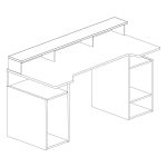 Gaming X Γραφείο με ρυθμιζόμενα LED - Image 11