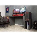 Gaming Y Γραφείο με ρυθμιζόμενα LED