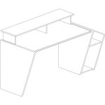 Gaming Y Γραφείο με ρυθμιζόμενα LED - Image 10