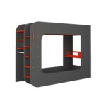 Gamer Highsleeper Πολυλειτουργικό Κρεβάτι με LED - Image 11