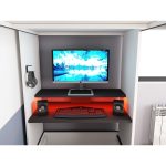 Gamer Highsleeper Πολυλειτουργικό Κρεβάτι με LED - Image 32