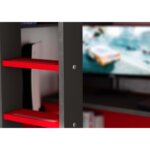 High sleeper κρεβάτι με γραφείο και αποθηκευτικό χώρο LED - Image 10