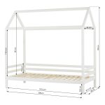 Μετατρεπόμενο μονό κρεβάτι Housebed Eco Dream - Image 9
