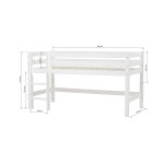 Eco Luxury Half-high Κρεβάτι με σκάλα - Image 23