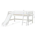 Eco Luxury Half-high Κρεβάτι με τσουλήθρα - Image 21