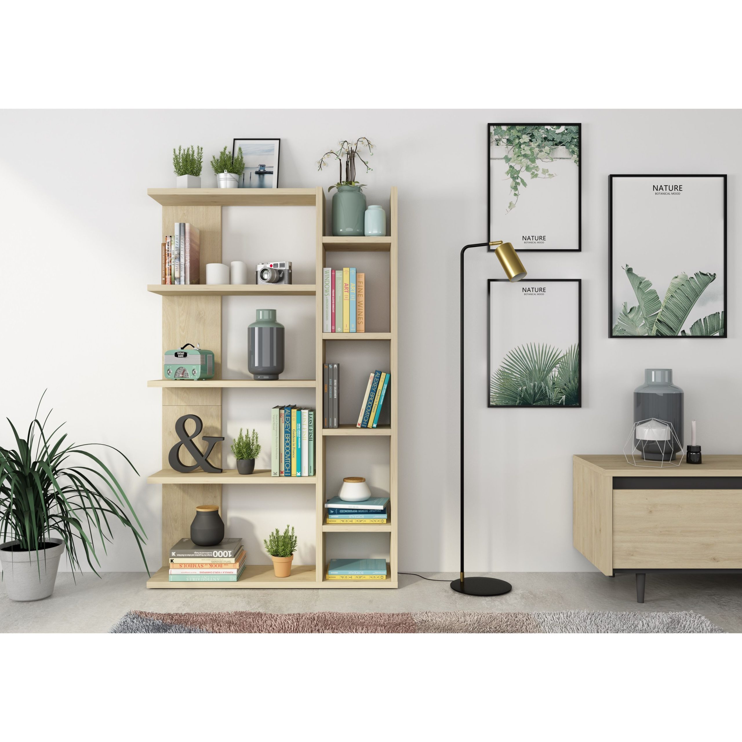 white-9171 000 Stand Βιβλιοθήκη - Image 1