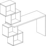 BUC Γραφείο με Βιβλιοθήκη - Image 4