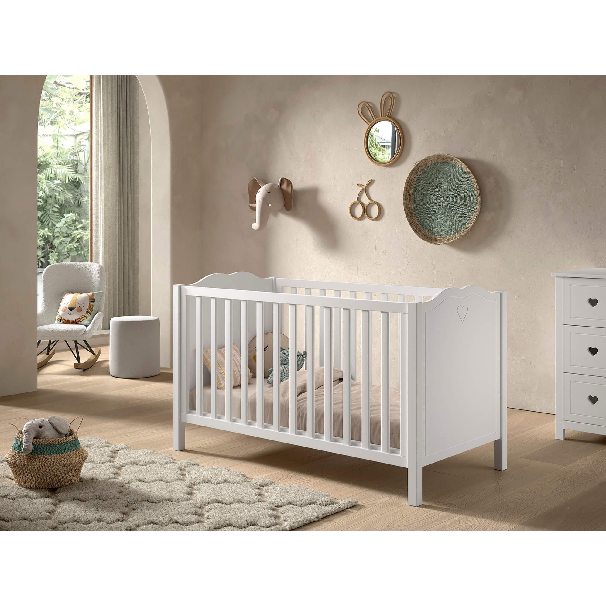 white-AMBB7514-1 Amori Βρεφική κούνια - Image 1