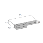 Nido Block Base 30 Επάλληλη Κουκέτα με δύο συρτάρια - Image 6
