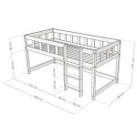 Plotty Low-Sleeper Μονό Κρεβάτι - Image 6