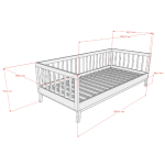 Sezane Daybed - Μονό Κρεβάτι - Image 5